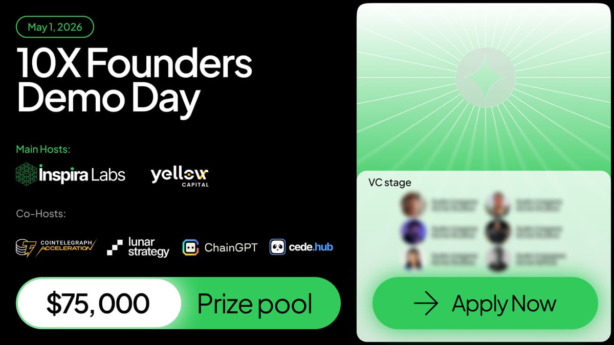 Inspira Labs Announces 10X Founders Demo Day for Web3 Startups