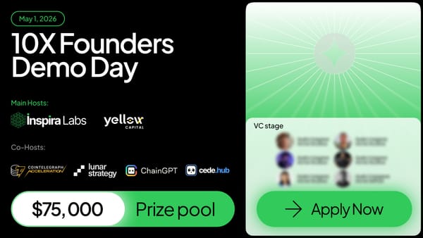 Inspira Labs Announces 10X Founders Demo Day for Web3 Startups